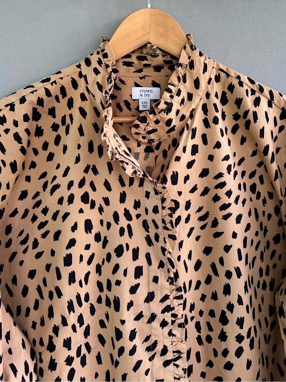 ๐5โfor $45๐ Crown & Ivy top blouse shirt size XXL - Picture 4 of 8